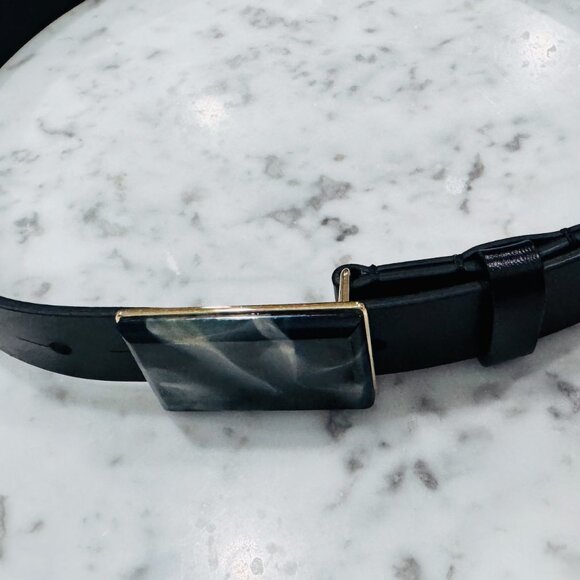 Isabel Marant Leather Buckle Belt Size 70 Brand New - Picture 7 of 9